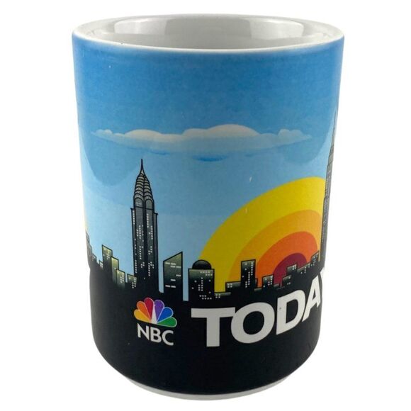 Nbc news Today Show Coffee Mug with New York City Skyline Sunshine 16 Oz - Picture 2 of 8